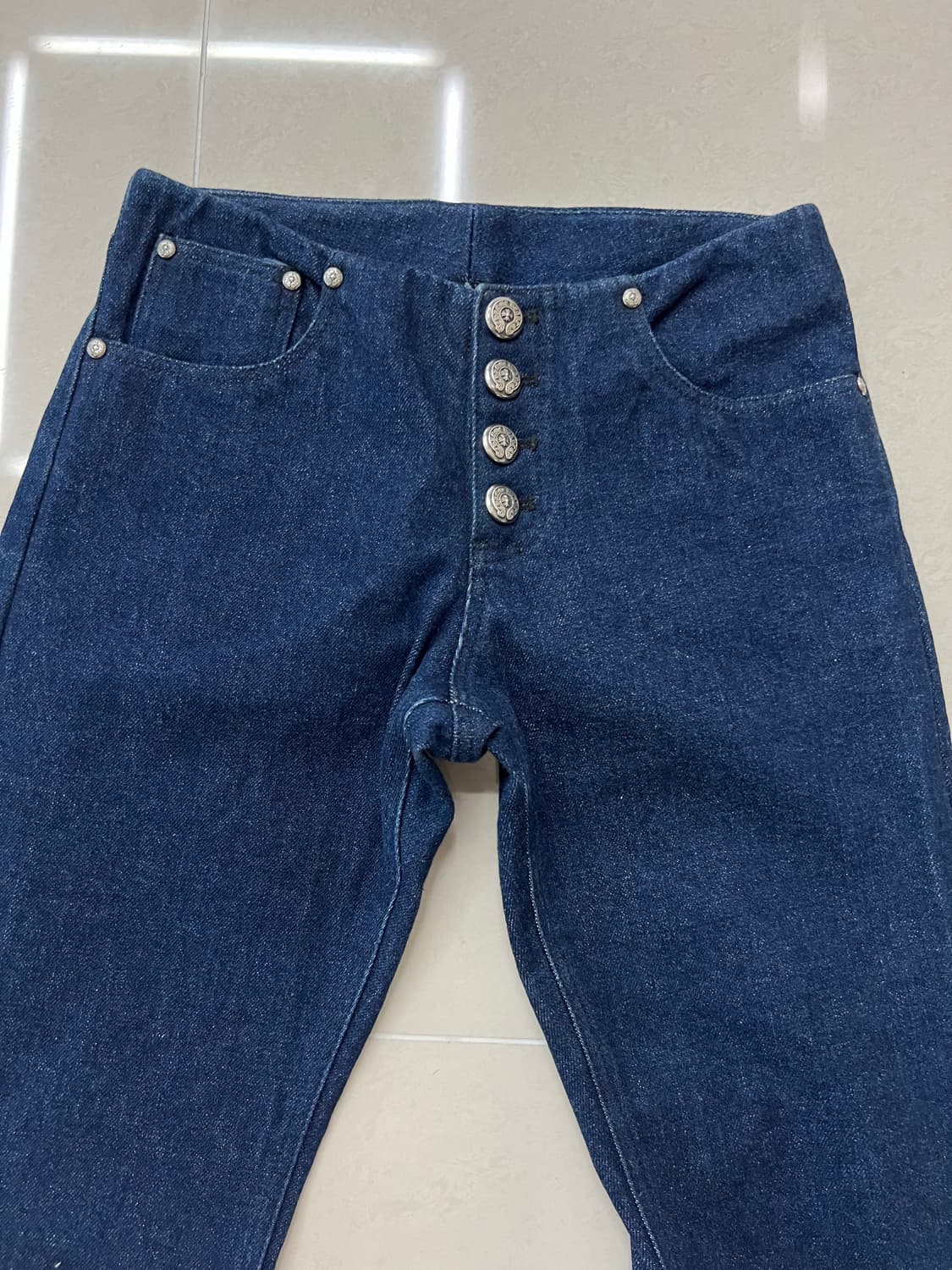 크롬하츠 크로스패치 데님 우먼즈 빈티지 상품이미지4