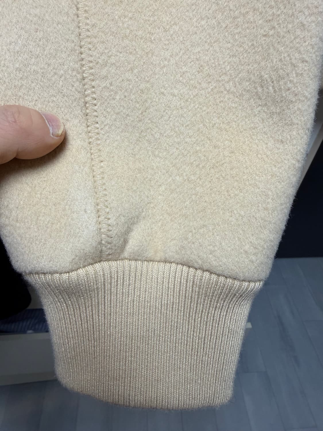 세터 바시티 베이지 XL 상품이미지3