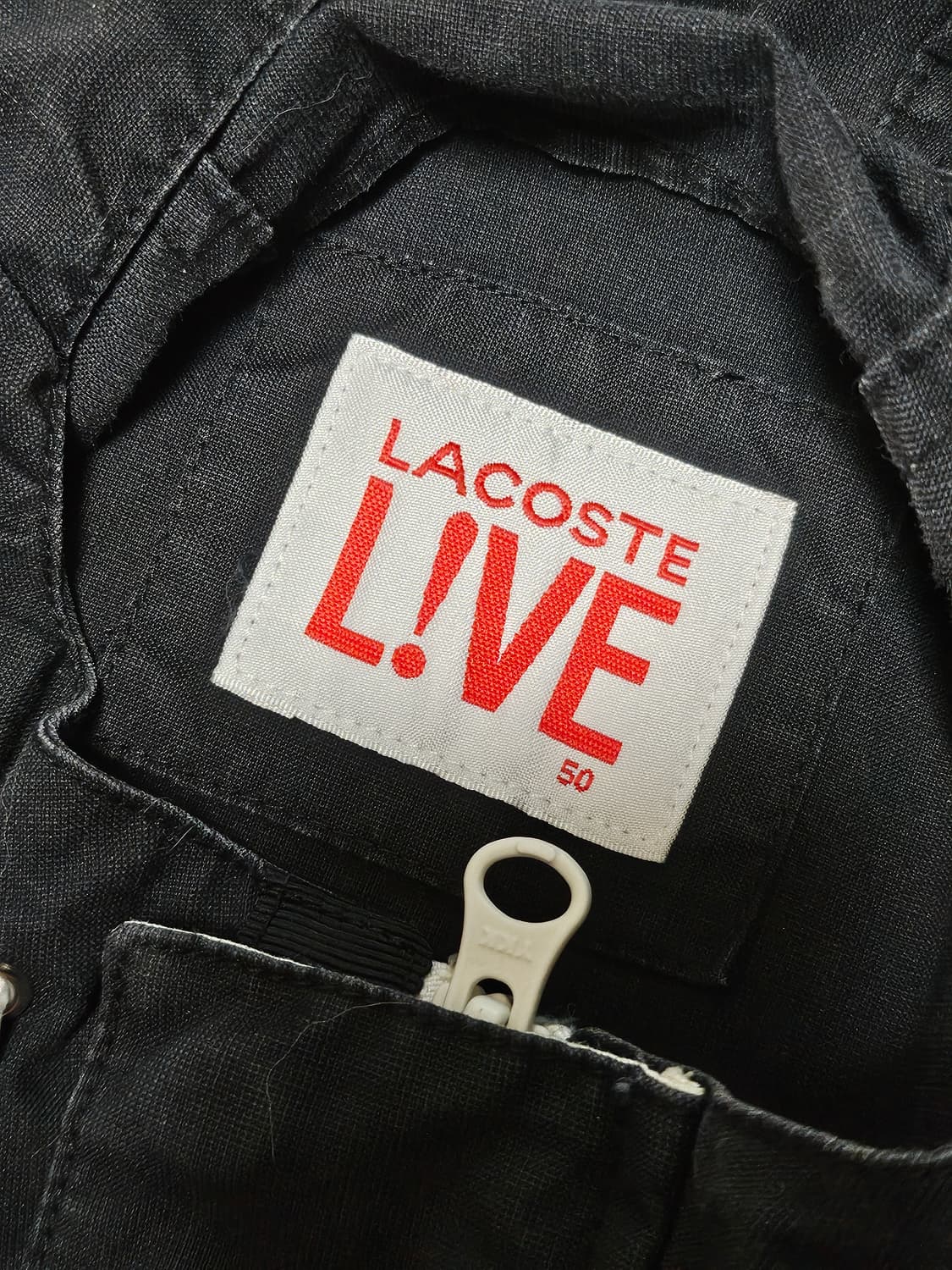 라코스테 후드 집업 아노락 블랙 M 상품이미지5