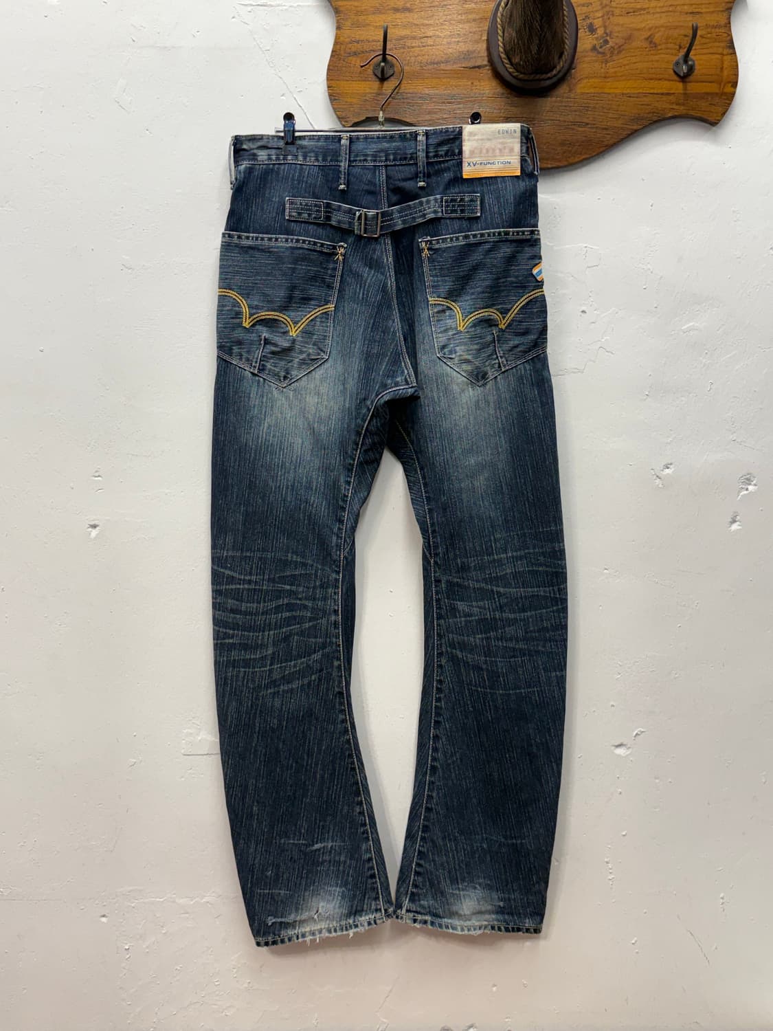Japan EDWIN Curved Buckle Back Denim 상품이미지1