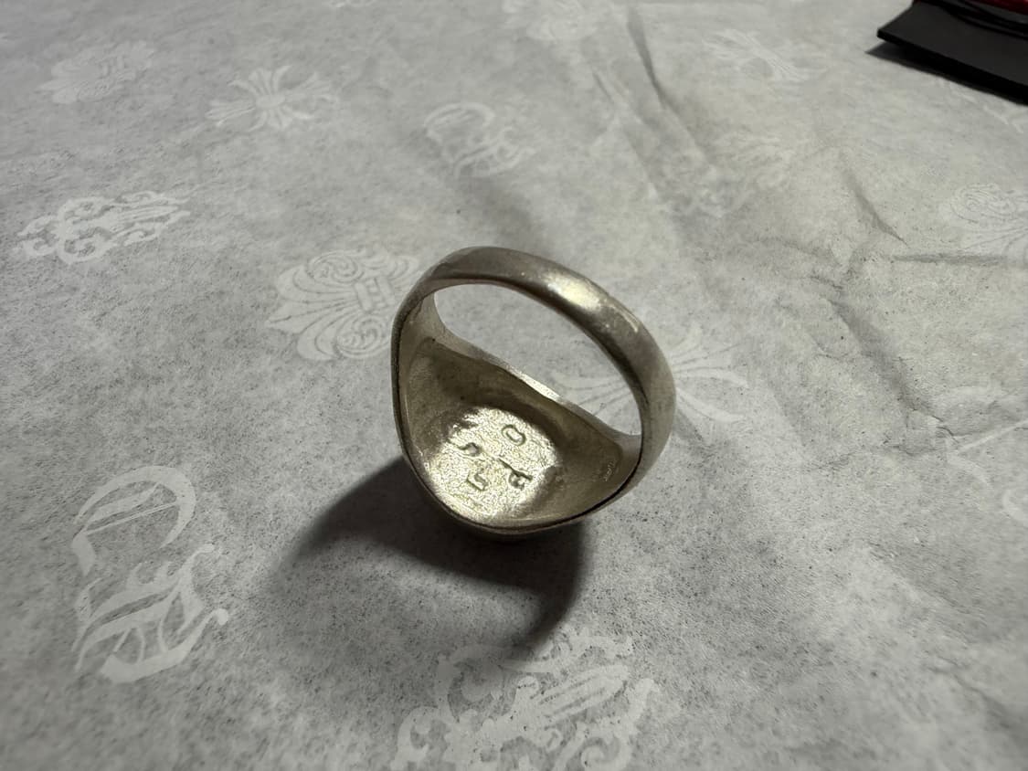 [M] m.a+ cross seal ring 실버 링 상품이미지3