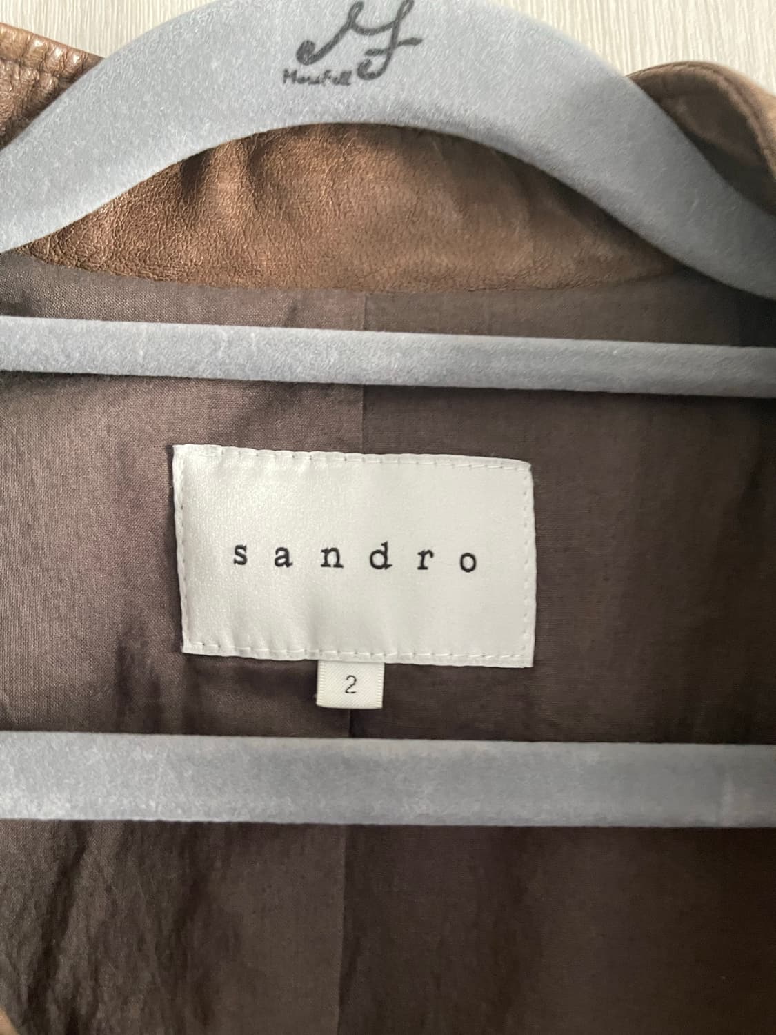 Sandro 산드로 가죽 자켓 상품이미지2