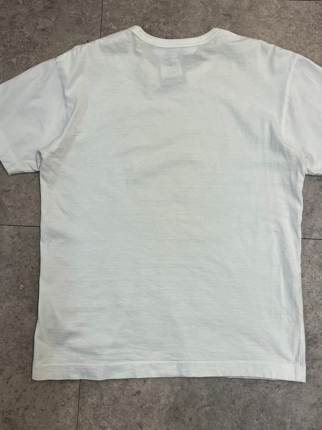 꼼데가르송 반팔티 화이트 L #csz2568 상품이미지8