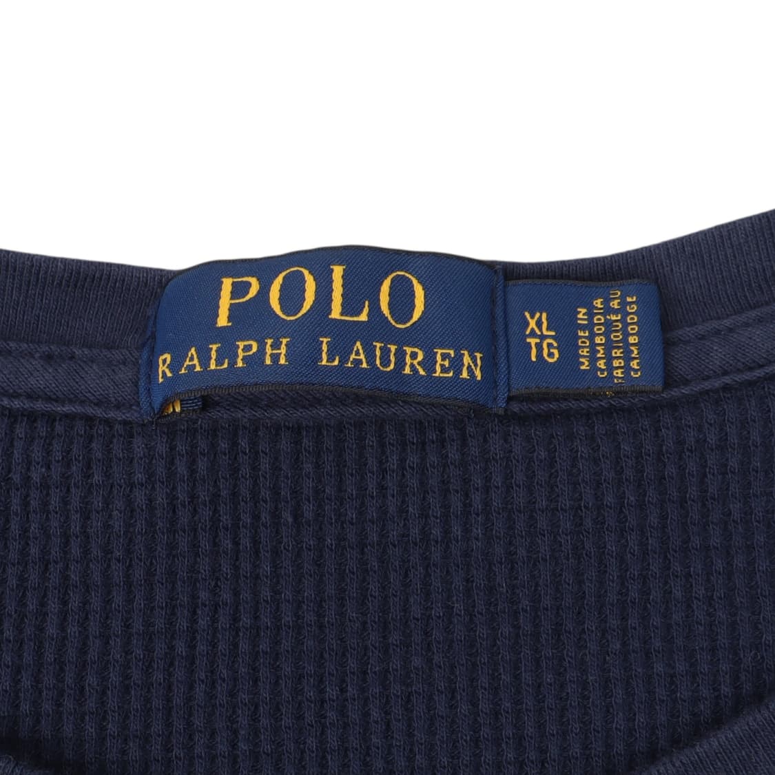 폴로 랄프로렌 네이비 와플 롱슬리브 티셔츠 상품이미지8