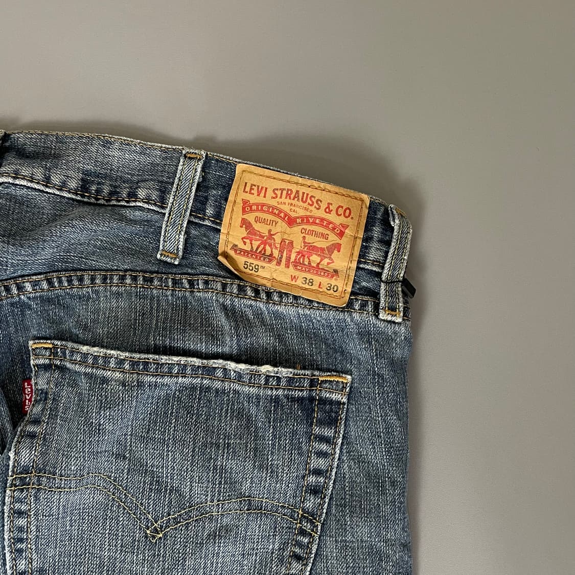 (38) 리바이스559 38x30 릴렉스 스트레이트 데님팬츠 상품이미지8