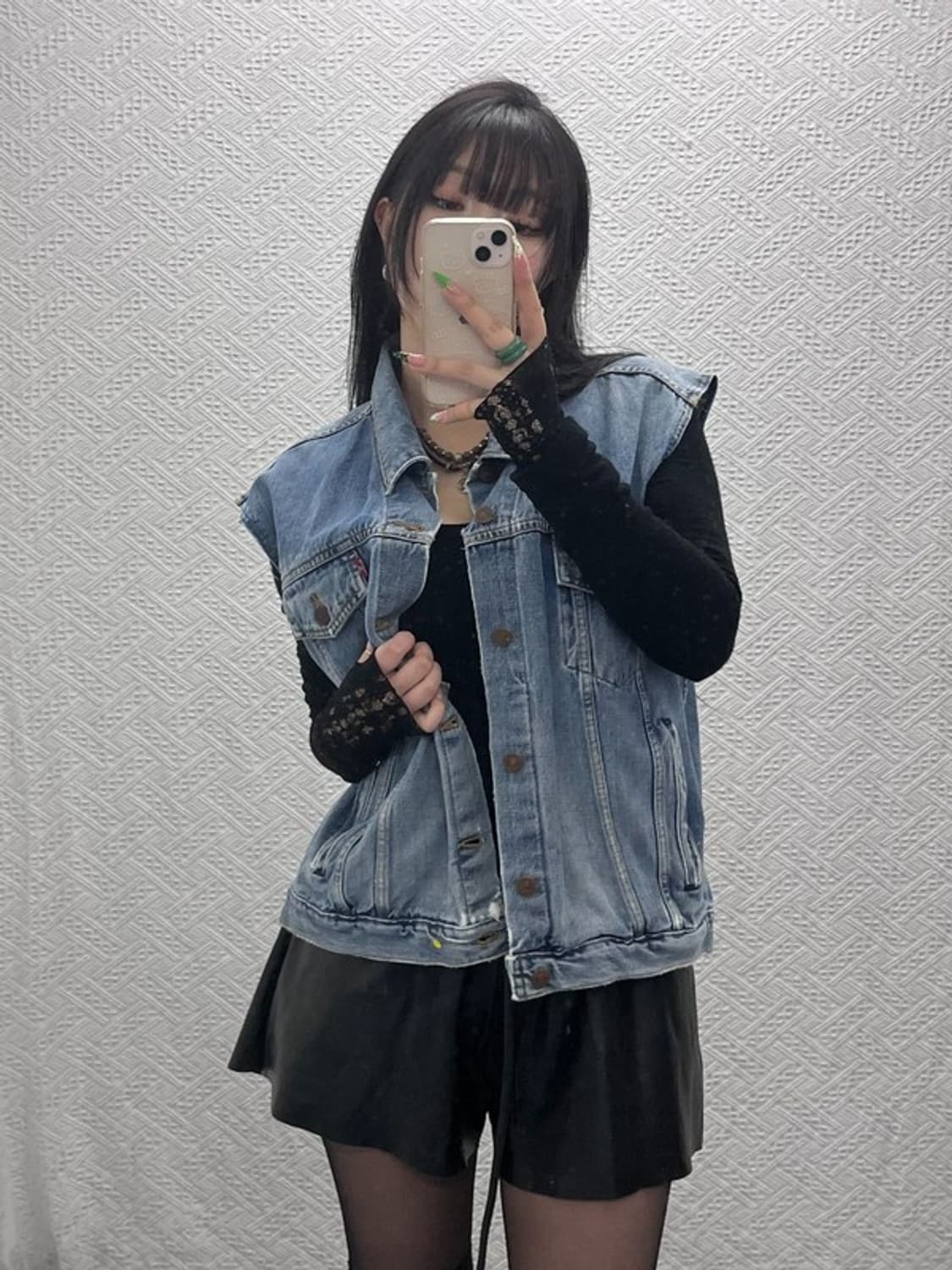 리바이스 빈티지 컨트리 트러커 그런지 데님 조끼 105 C09015 상품이미지1