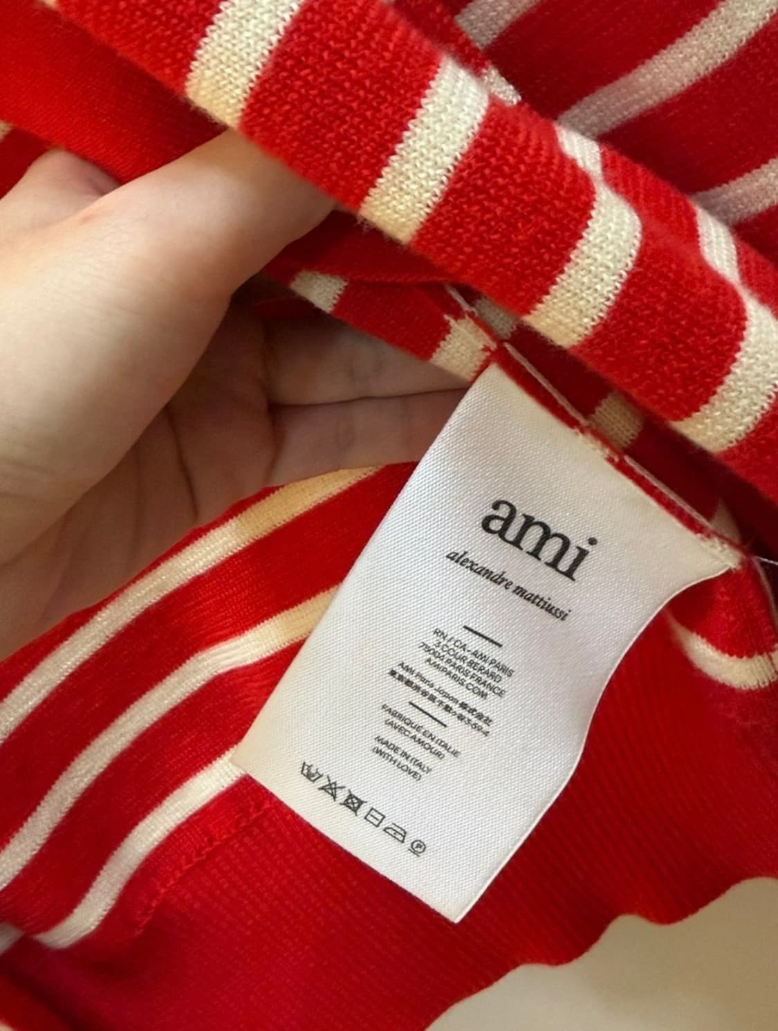 아미 스트리이프 가디건 상품이미지3