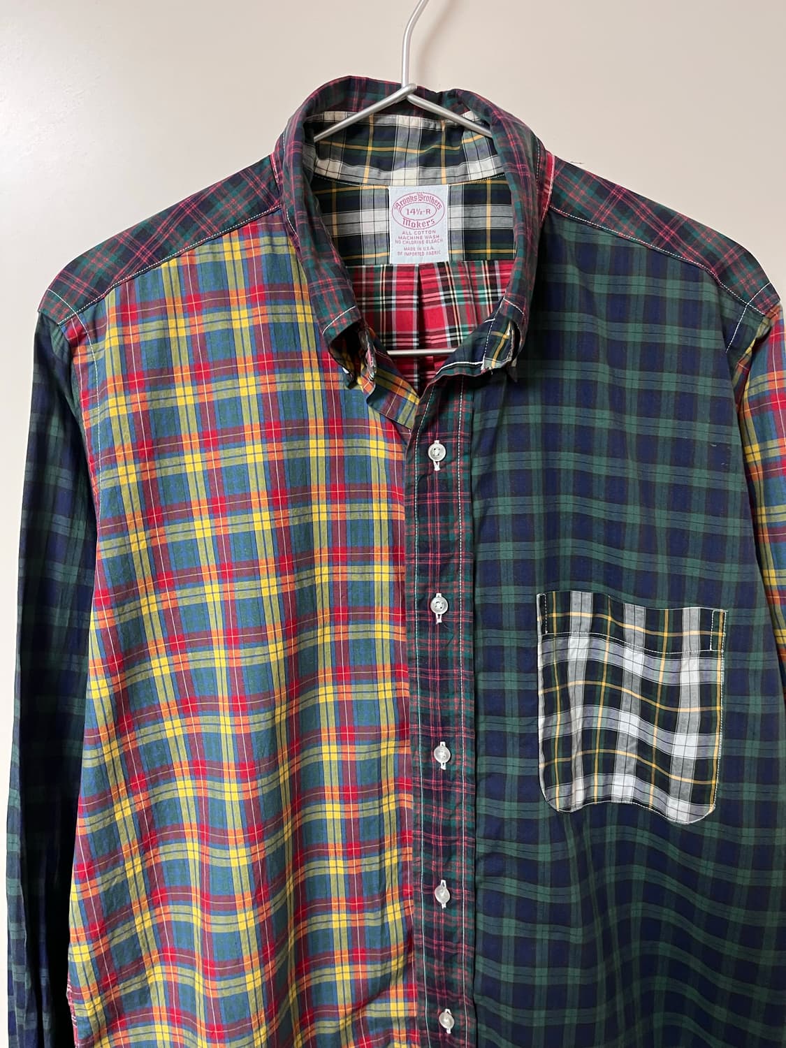 브룩스 브라더스 made in USA 체크셔츠 상품이미지2