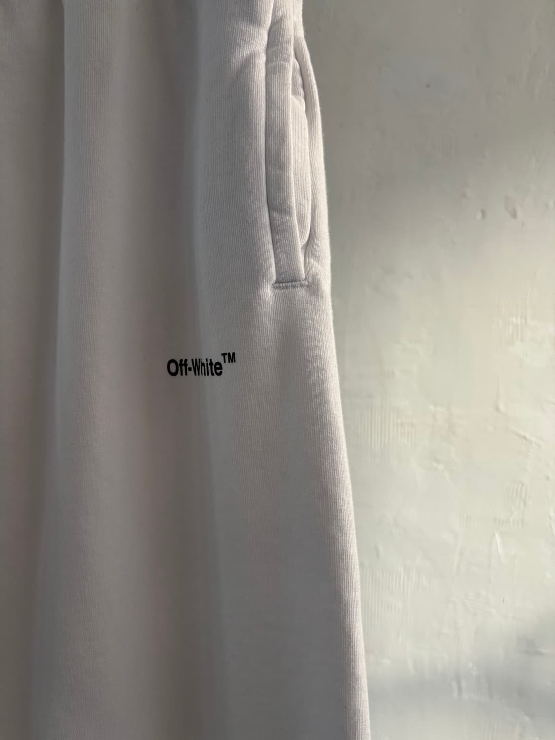 Off White 오프화이트 화이트 조거 팬츠 상품이미지5