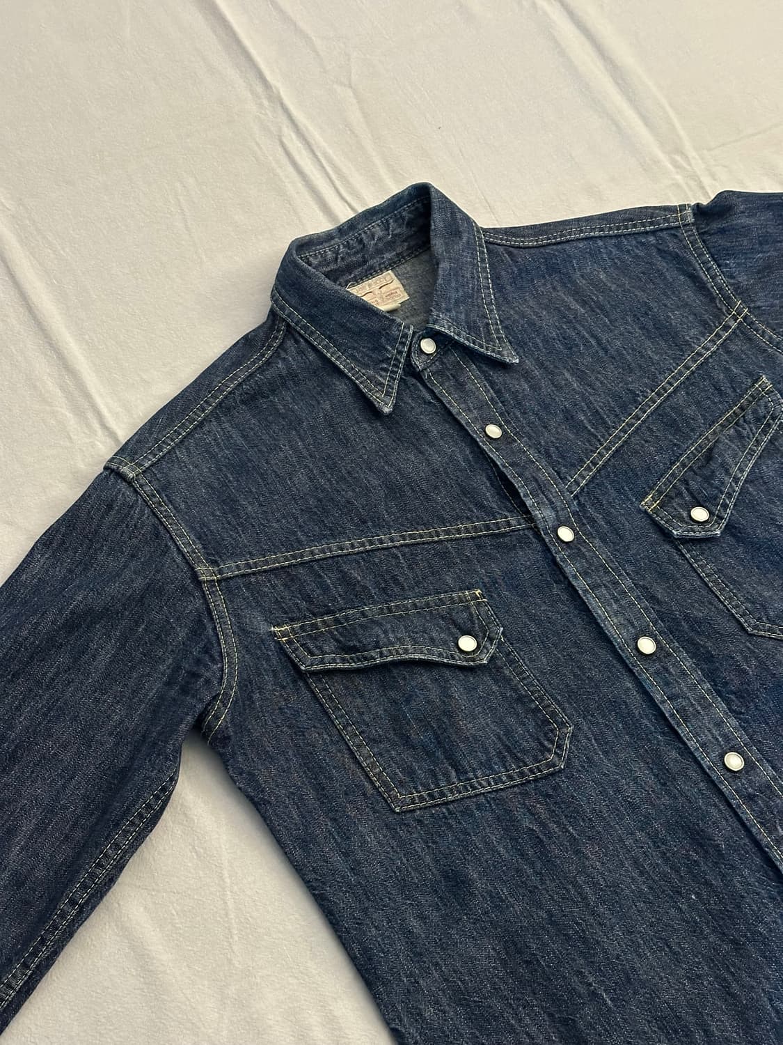 리얼맥코이 웨스턴 데님 셔츠 상품이미지2