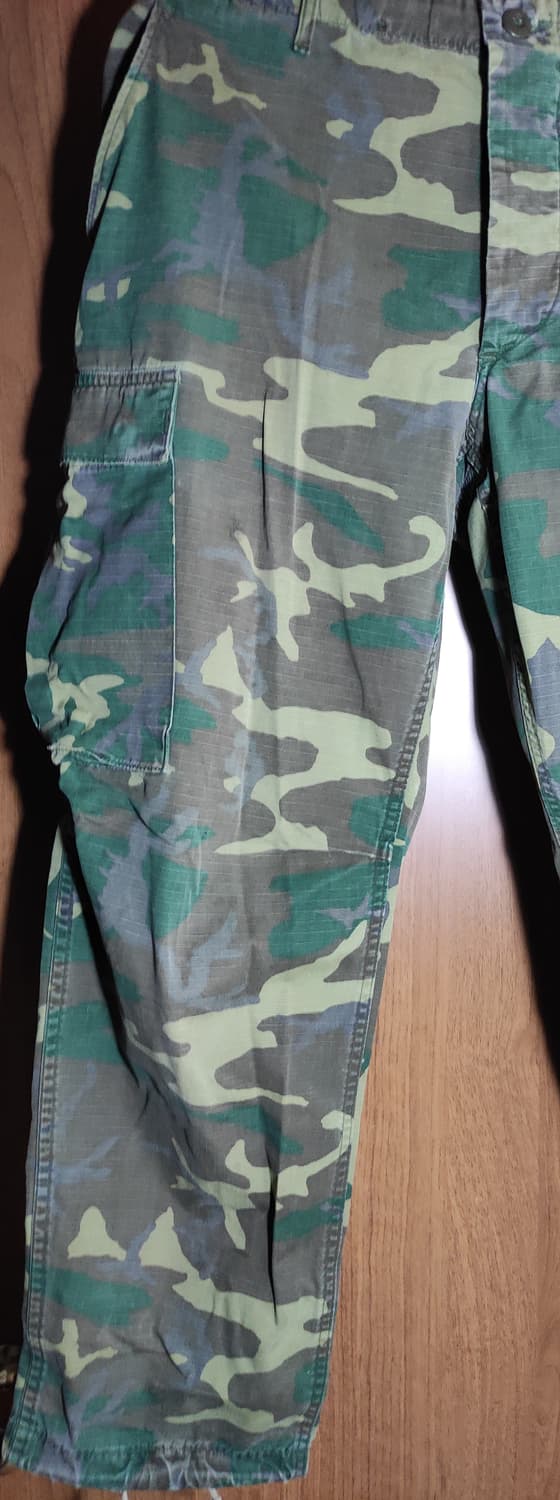 70s 미군 rdf 카모팬츠 허리 43.5cm 상품이미지3
