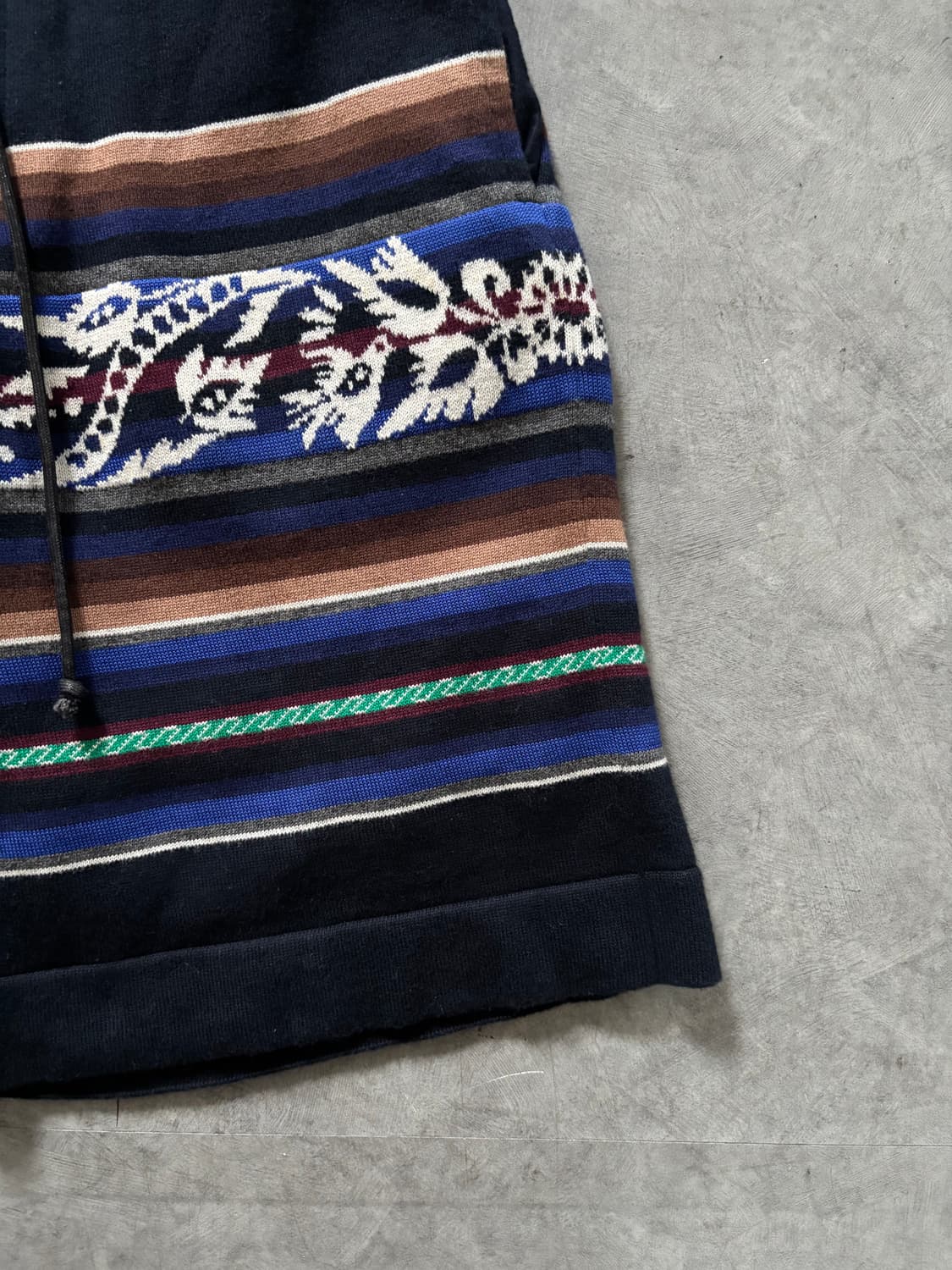 Sacai 사카이 네이비 패턴 쇼츠 상품이미지4