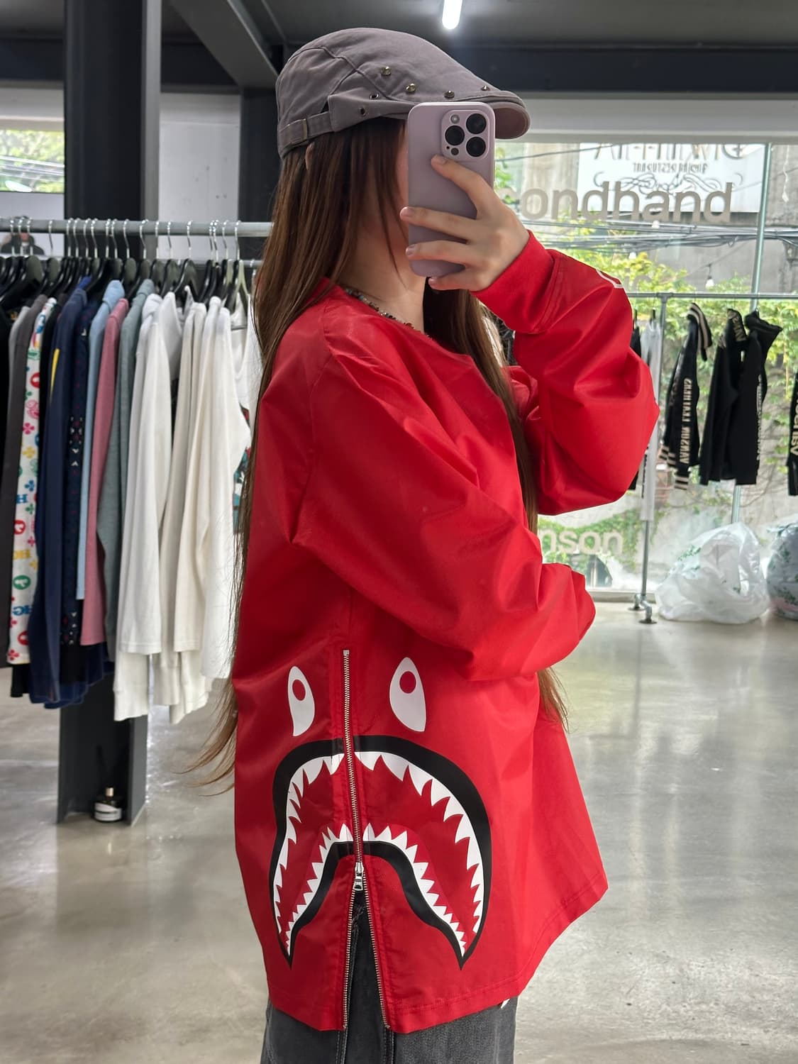 베이프 샤크 지퍼 웜업 상품이미지1
