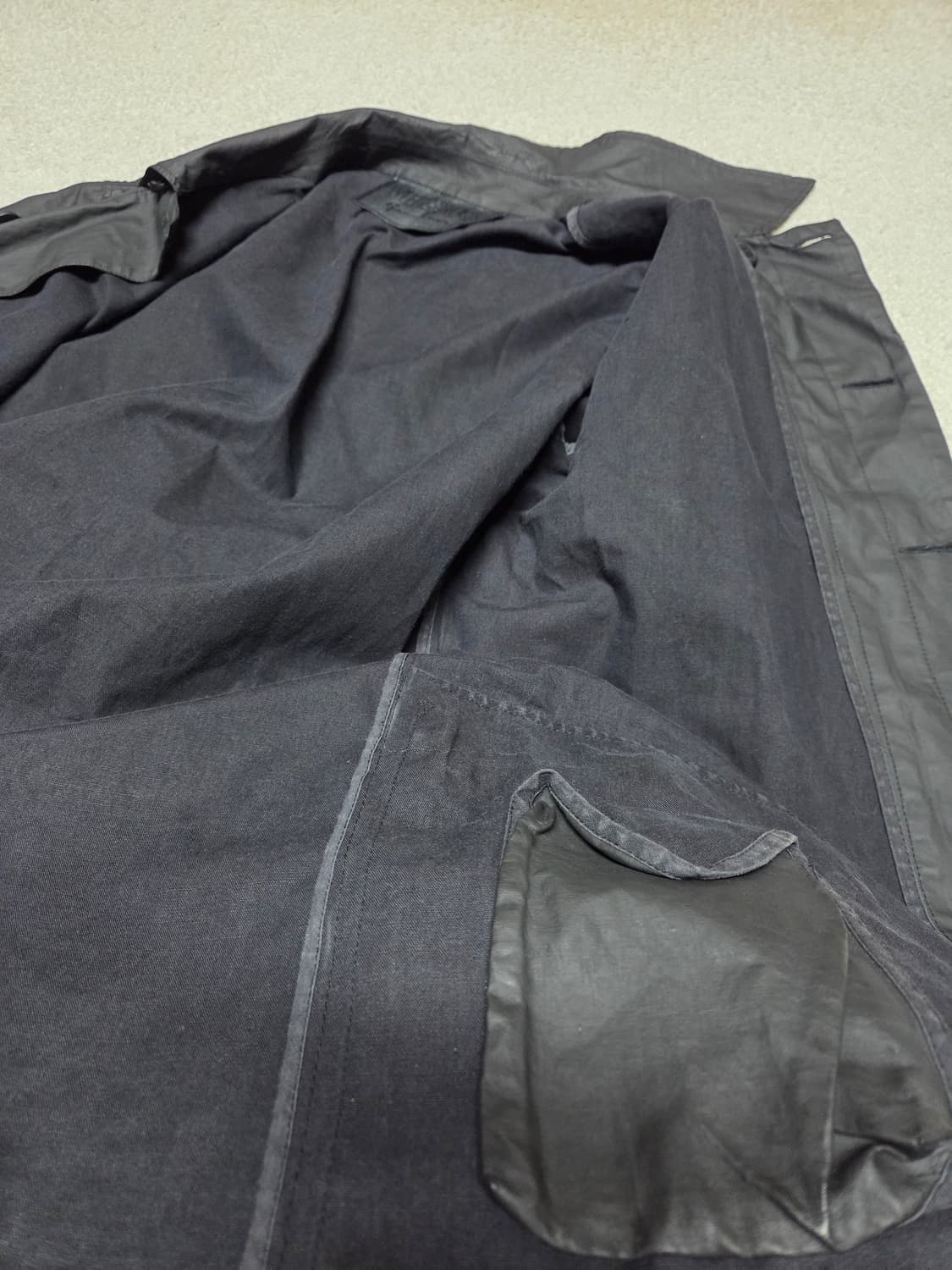 베르서스 베르사체 남성 코팅 코트 블랙컬러입니다 상품이미지6