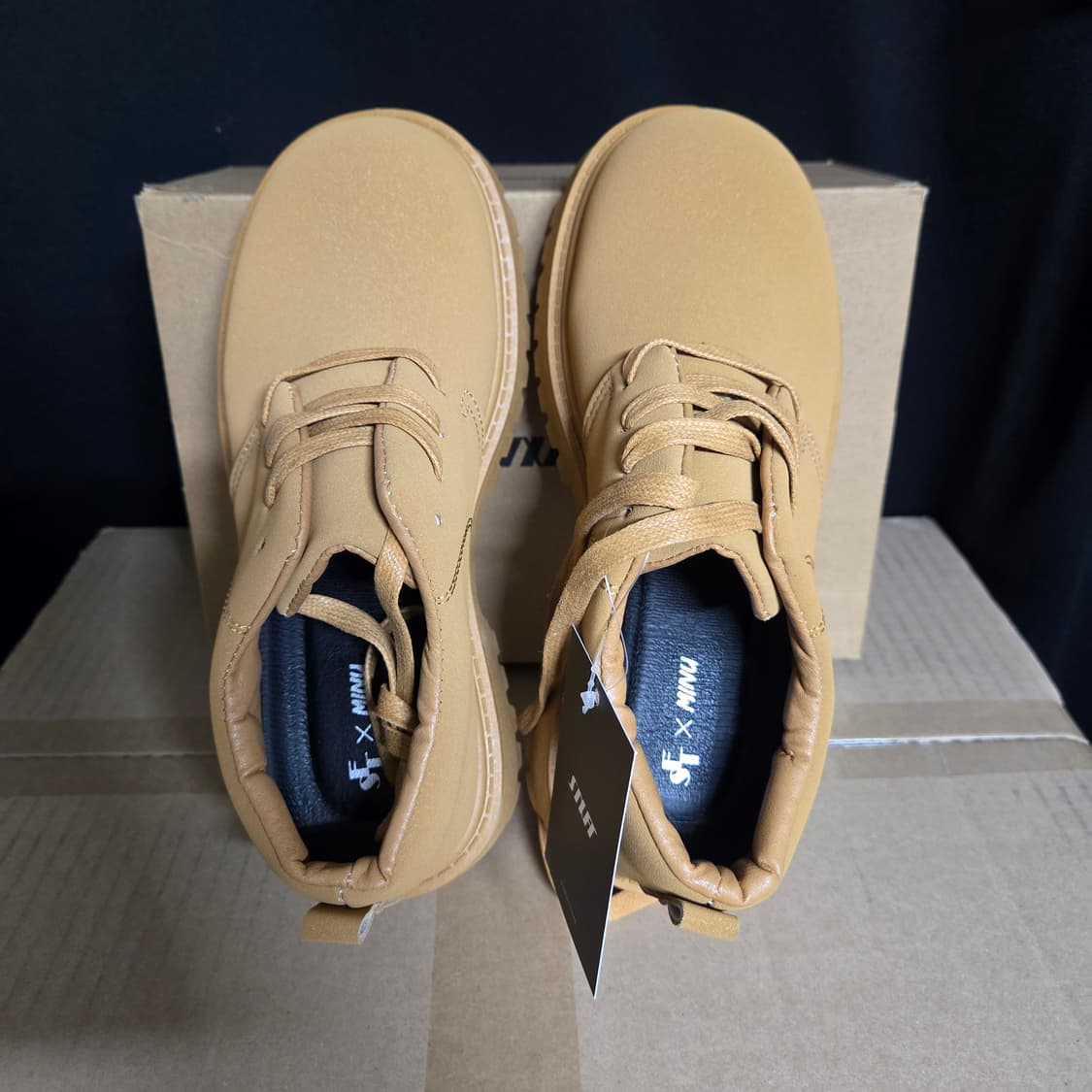 [245~250] 식스핏 볼드 더비슈즈 브라운 상품이미지1