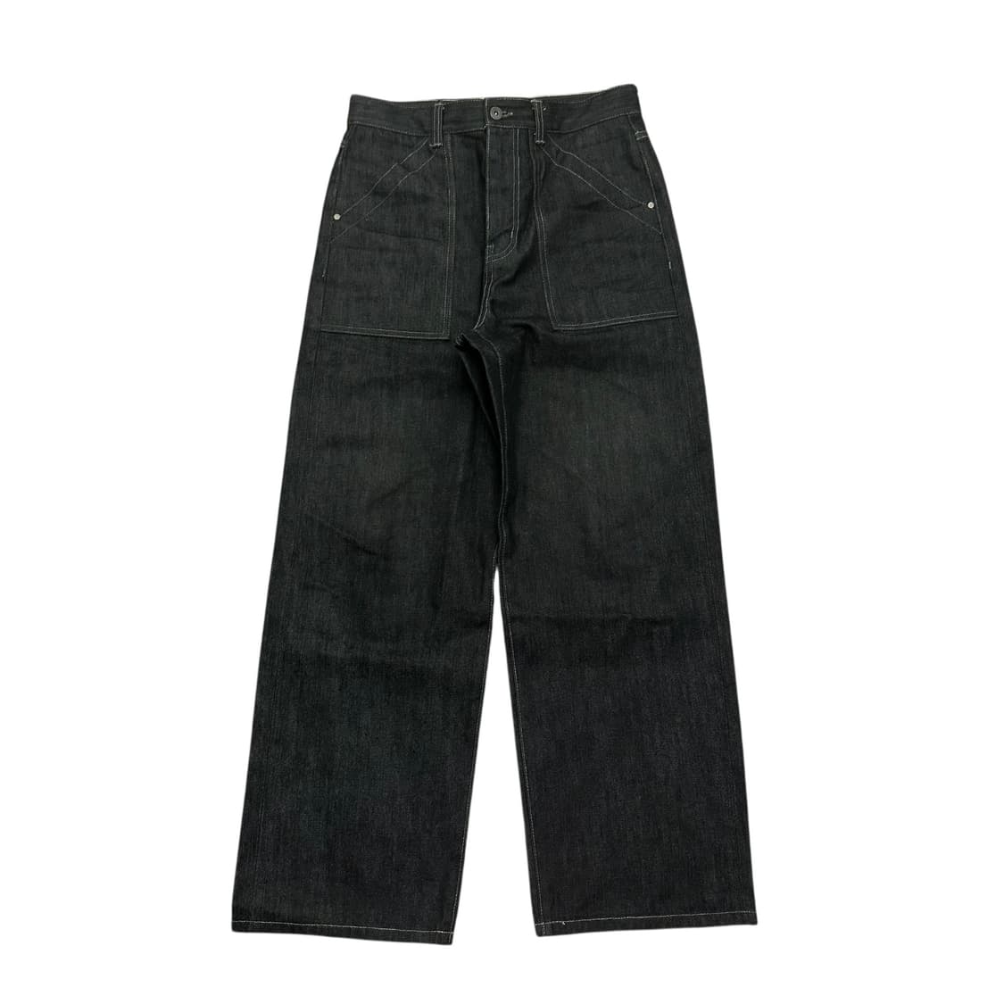 비슬로우 흑청 데님팬츠 상품이미지1