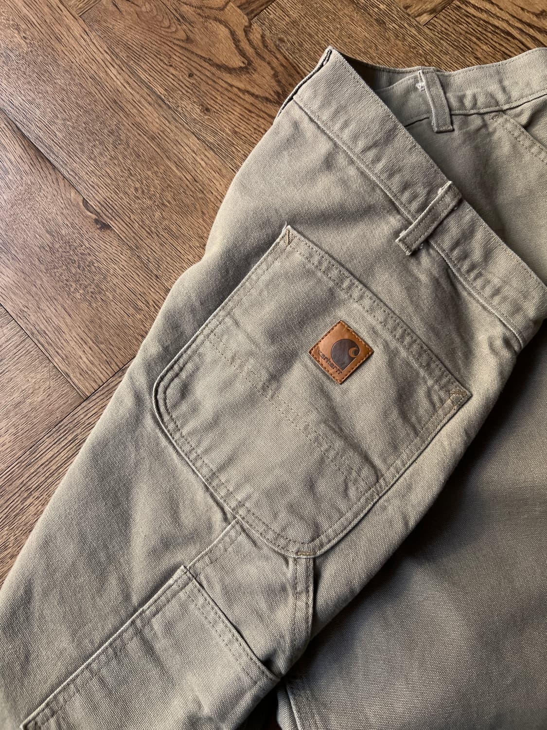 [40]칼하트 USA 데저트 탄 싱글니 카펜터 워크 팬츠 상품이미지5