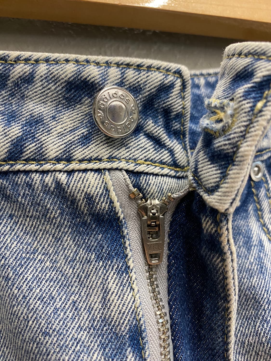 [XS] ADIDAS 아디다스 아디브레이크 데님 와이드 팬츠 상품이미지3