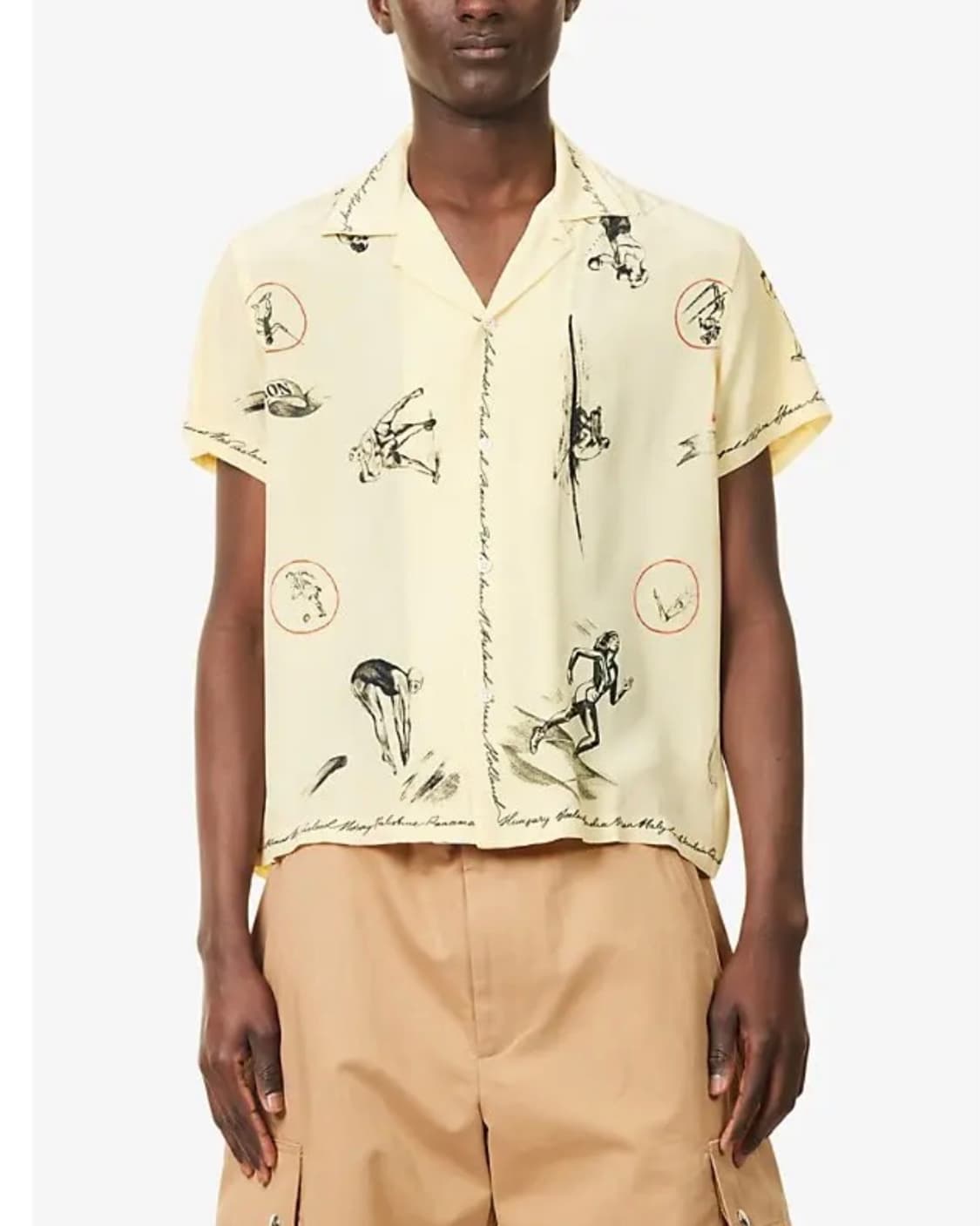 [L,XL]보디 BODE Game 실크 셔츠/옐로우 상품이미지6