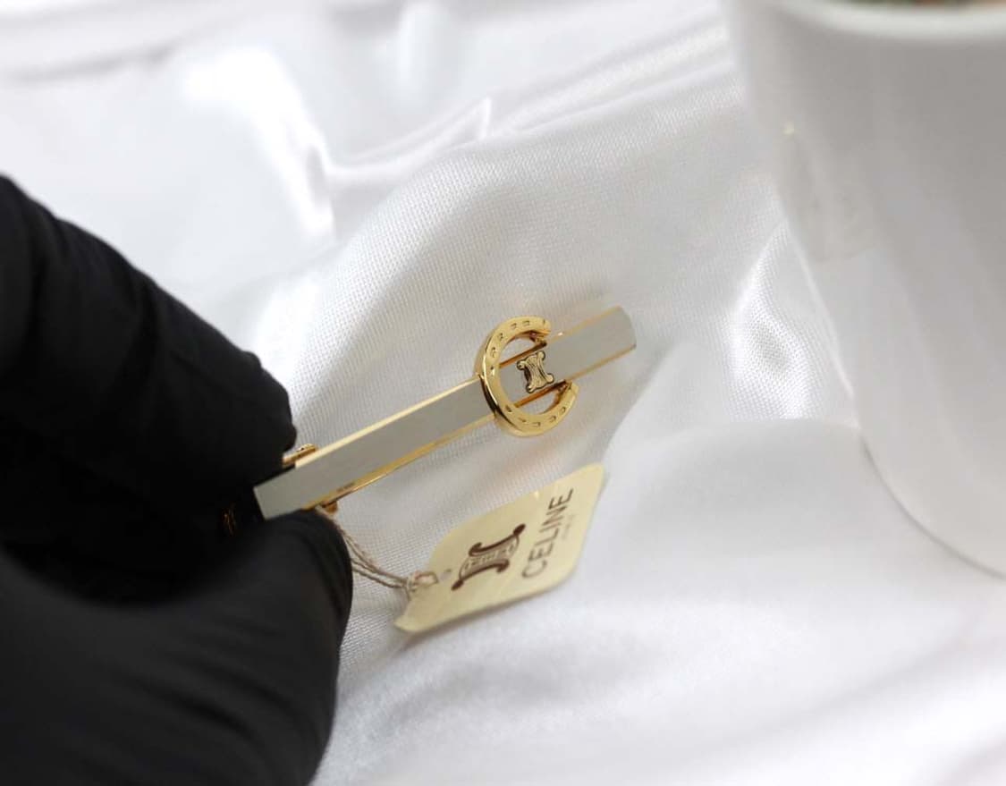 셀린느 S등급 4.9cm 남자 명품 넥타이핀 빈티지 상품이미지6