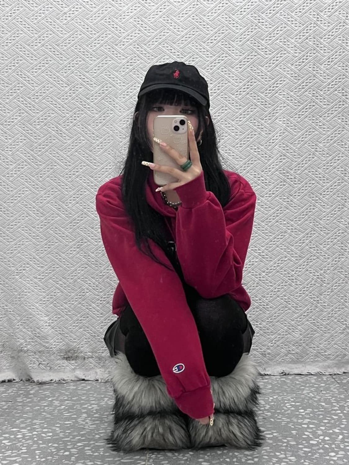 폴로 랄프로렌 빈티지 캐주얼 레드포니 볼캡 C09727 상품이미지2