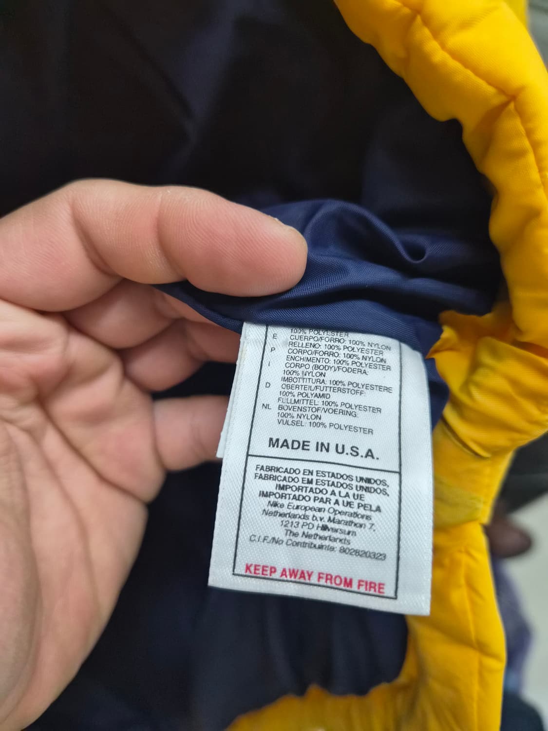 M/105) 나이키 00's 올드스쿨 포르투칼 벤치 파카 팝니다 상품이미지4