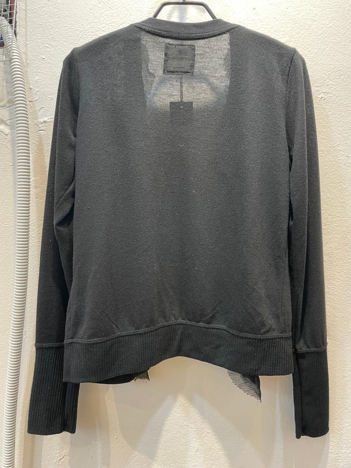 Poof Excellence   블랙  니트 가디건 상품이미지2