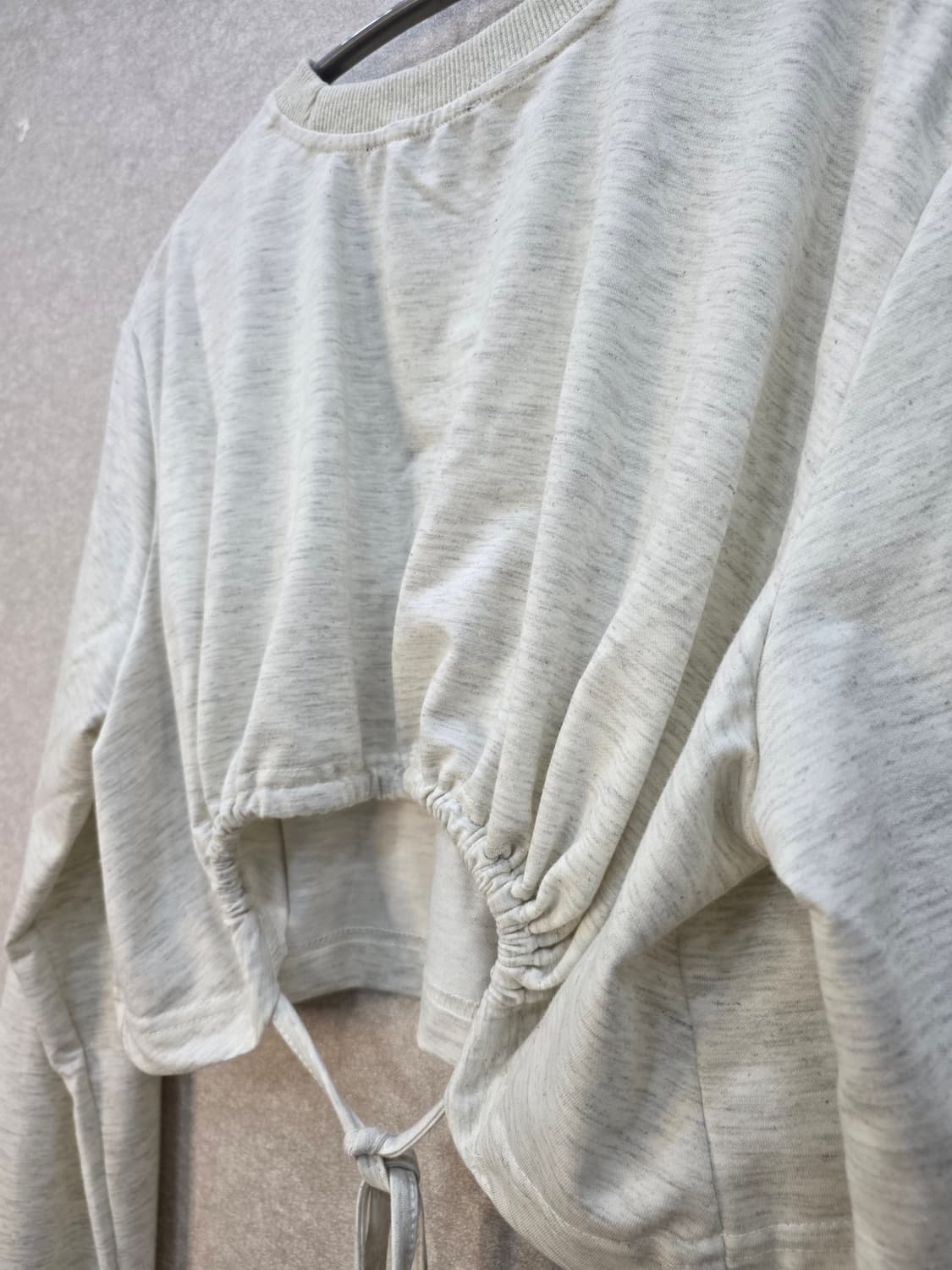 CIDER 샵사이다 크롭 스트링 티셔츠 상품이미지4