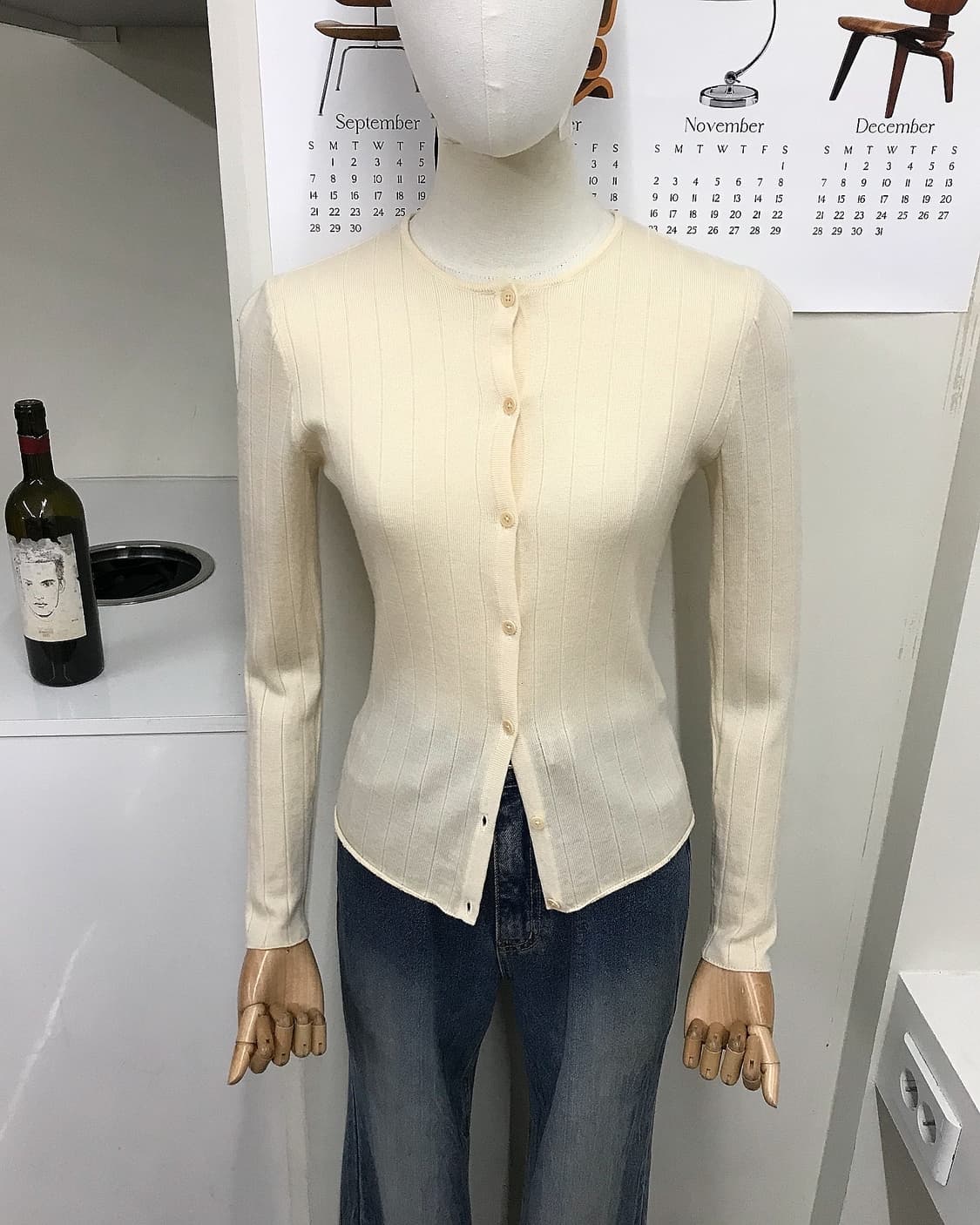 폴로 울 라운드 가디건 상품이미지9