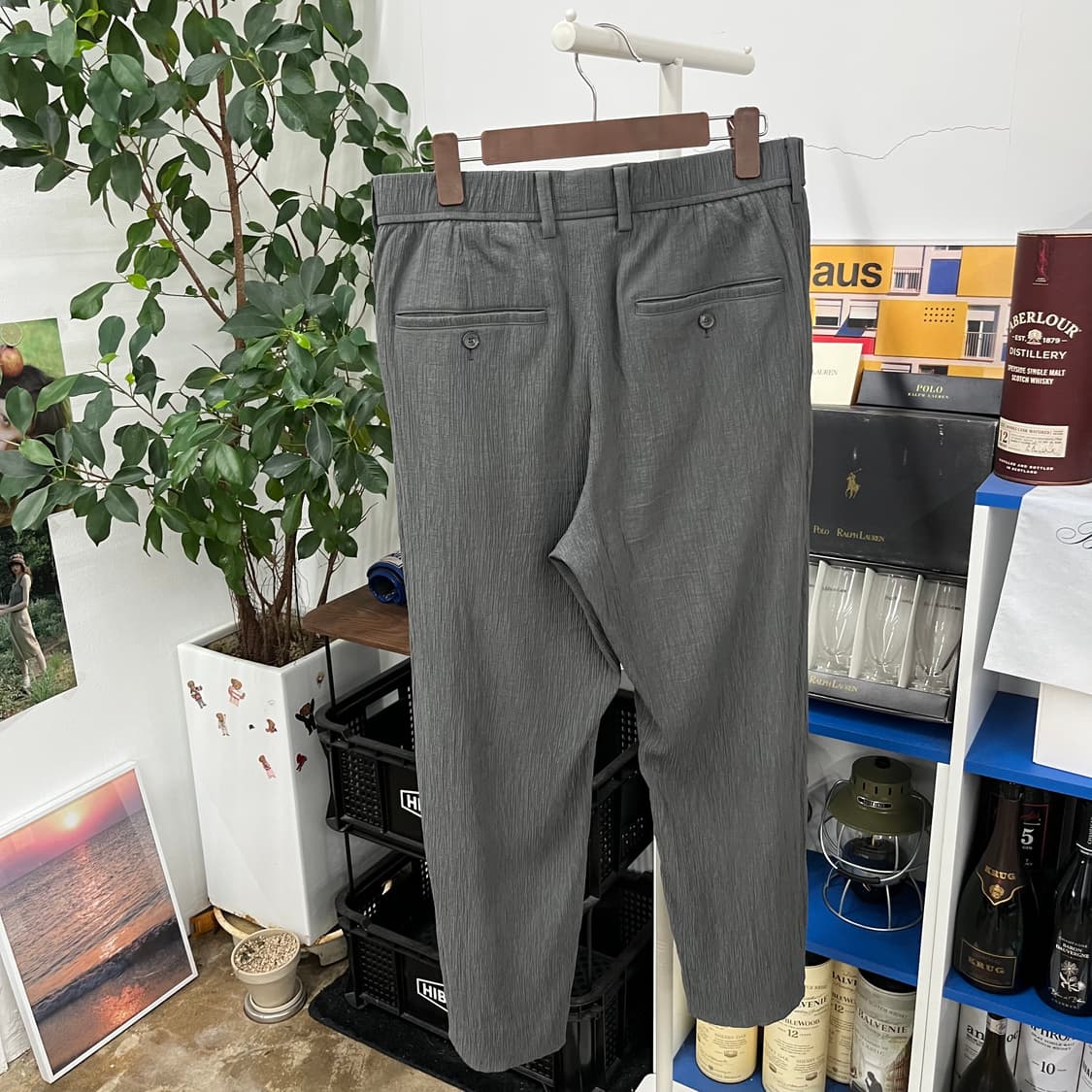 타임옴므 플리츠 팬츠 82 상품이미지3