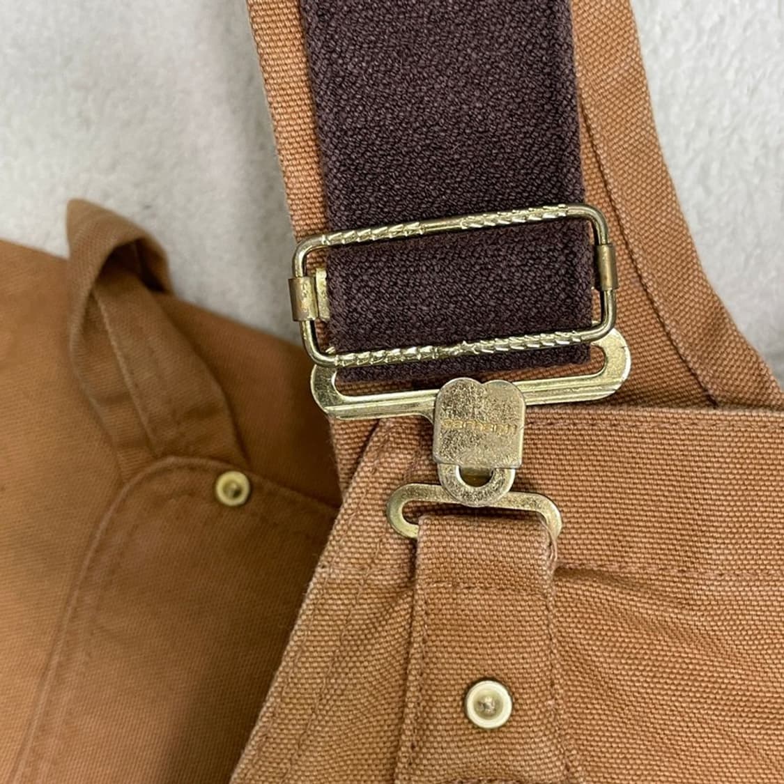 CARHARTT 덕 빕 오버롤 멜빵바지 36x32 상품이미지3