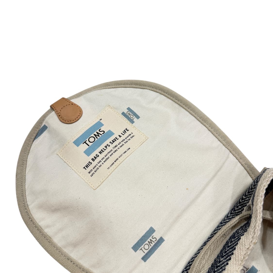 TOMS 탐스 스트라이프 복조리 스트링 포켓 백팩 가방 상품이미지8