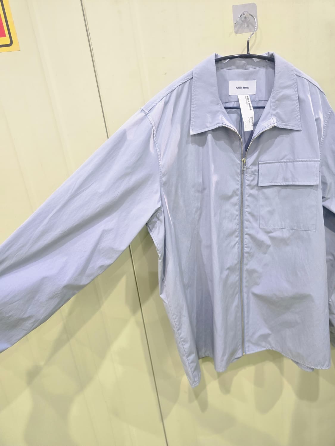 플라스틱프로덕트 블루종 셔츠 하늘색 상품이미지3