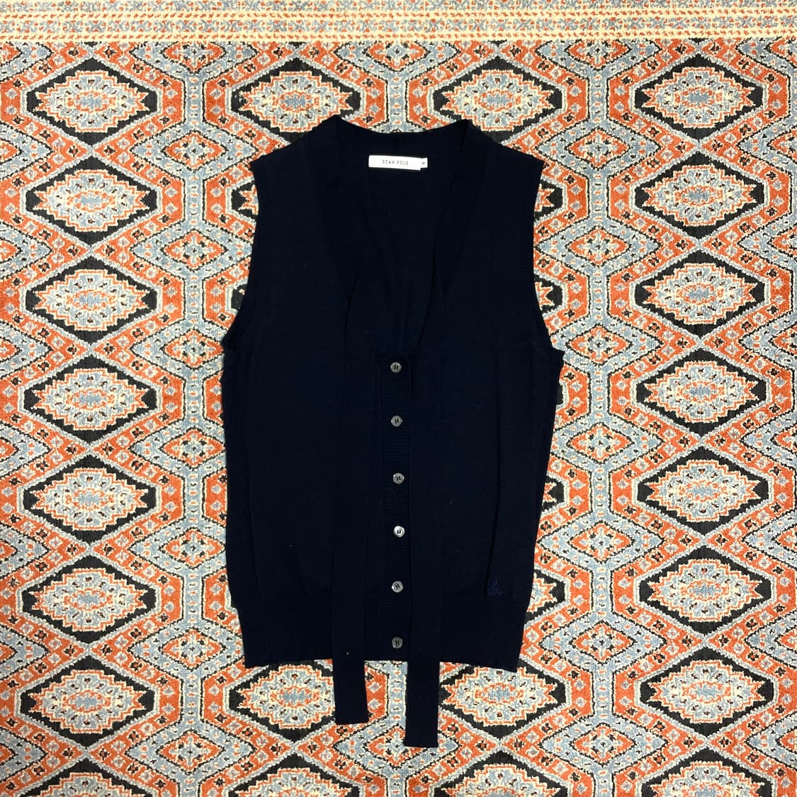 빈폴 네이비 타이 울 니트조끼 여성95 상품이미지1