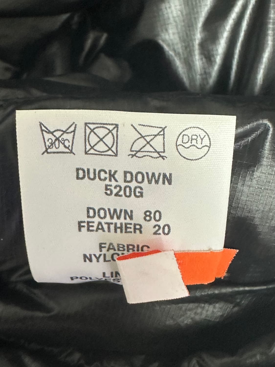 블랙 유광 숏 푸퍼 덕 다운 패딩 상품이미지4