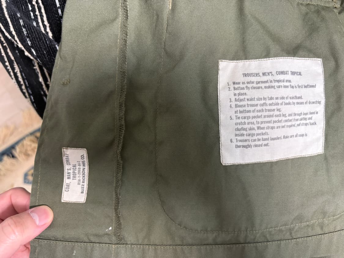 버즈릭슨 정글퍼티그 자켓 BDU  상품이미지8