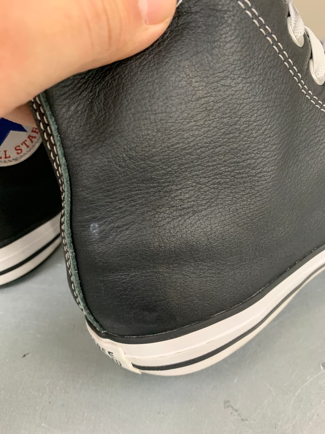 컨버스 올스타 레더 하이 블랙 280 상품이미지6