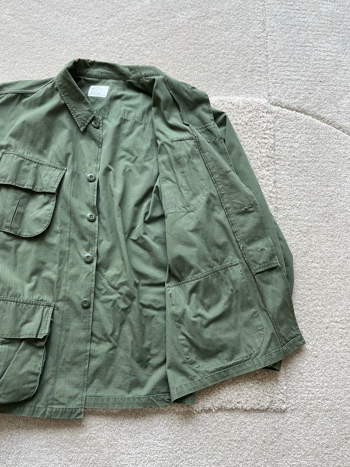 US Military 오리지날 정글 립스탑 자켓(103-105) 상품이미지7