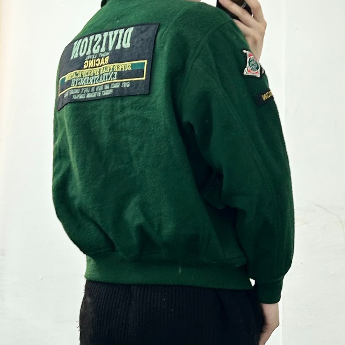 Power Crush 레이싱 울 바시티 자켓 상품이미지3