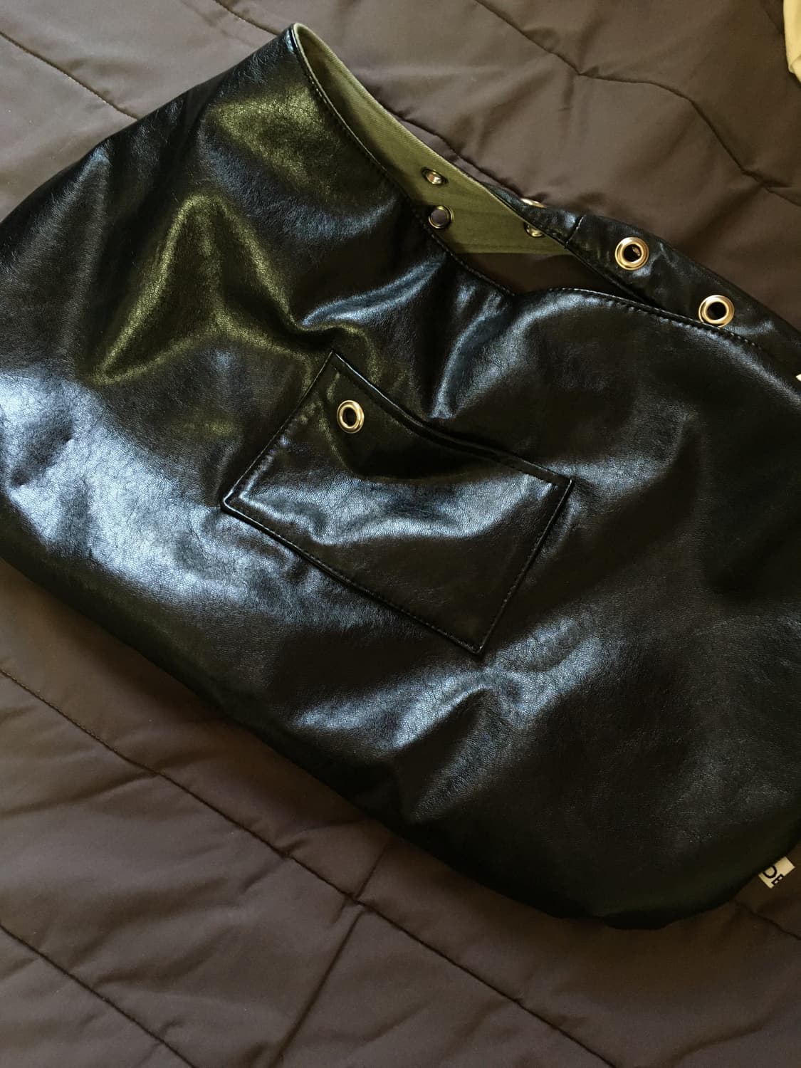 뎁크 depc 레더백 블랙 (리버시블) 상품이미지6