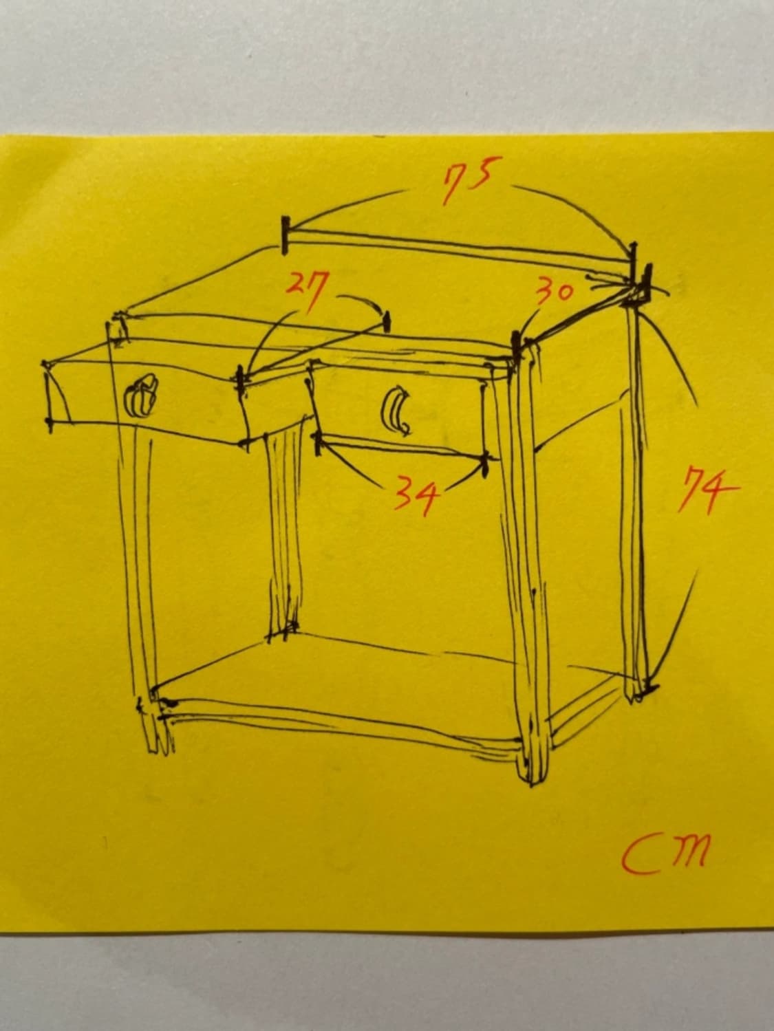 70s 미드센추리 유럽 빈티지 2단 콘솔 테이블 상품이미지7
