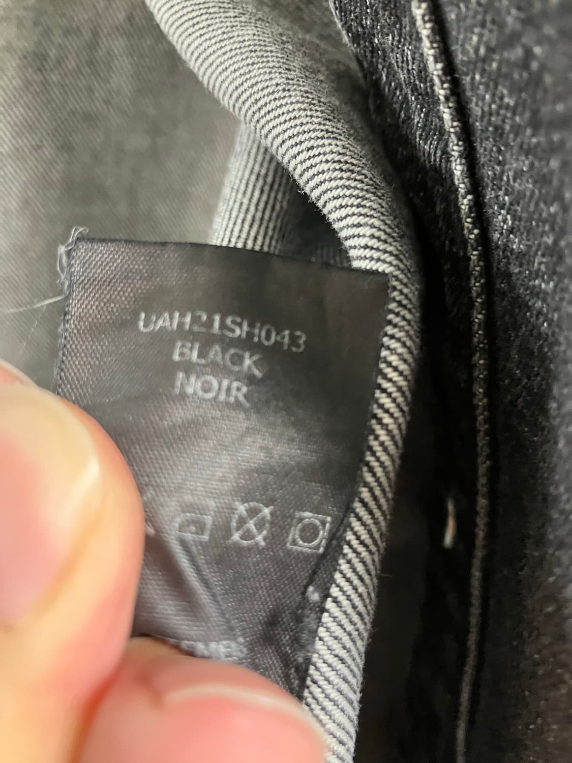 VETEMENTS 20FW 백 로고 레터링 데님 셔츠 (UAH21SH04 상품이미지5