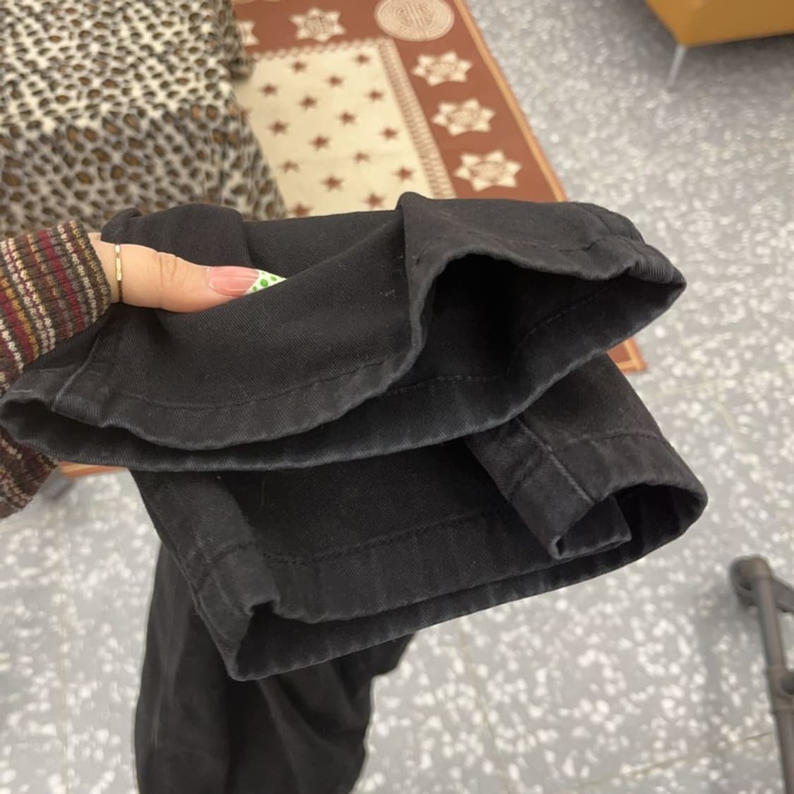 그라미치 빈티지 아메카지 벨티드 코튼팬츠 면바지 XL C09099 상품이미지6