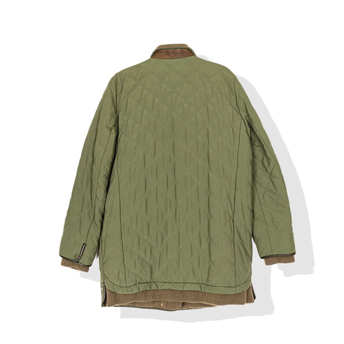 빈폴 Sheepskin 트림 퀄트 자켓 (M) 상품이미지7