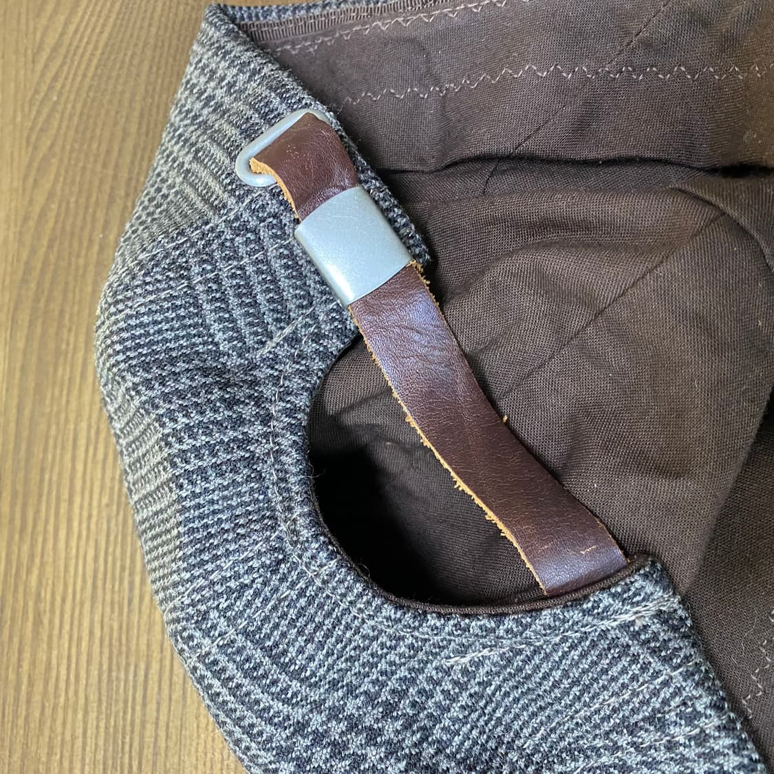 논네이티브 체크 울 캡 상품이미지5