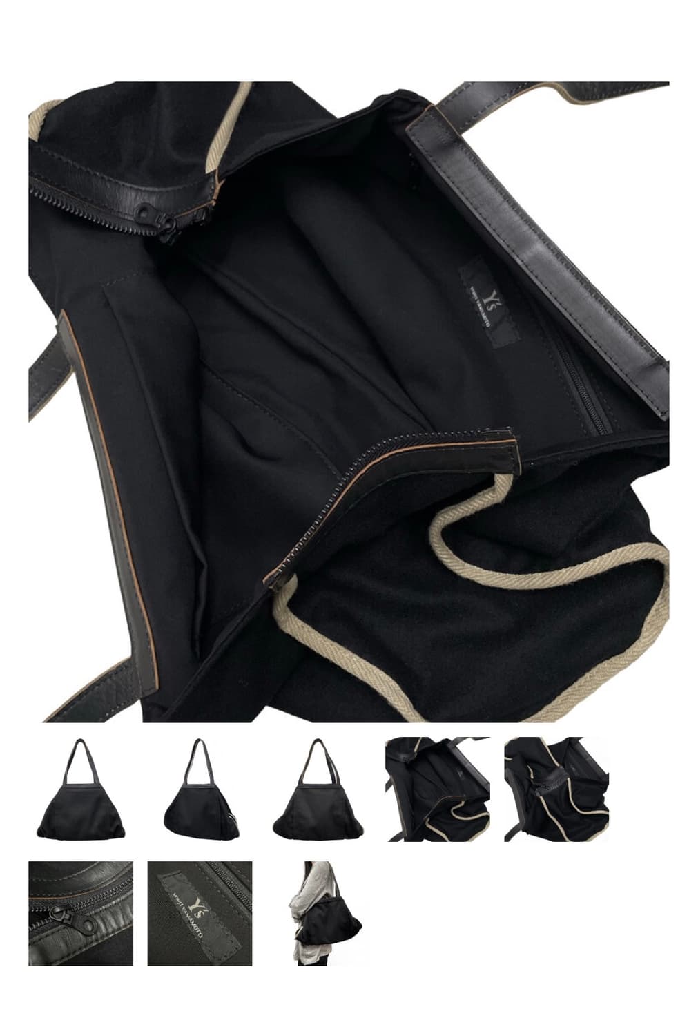 Y’s Yohji Yamamoto 숄더 백 상품이미지3