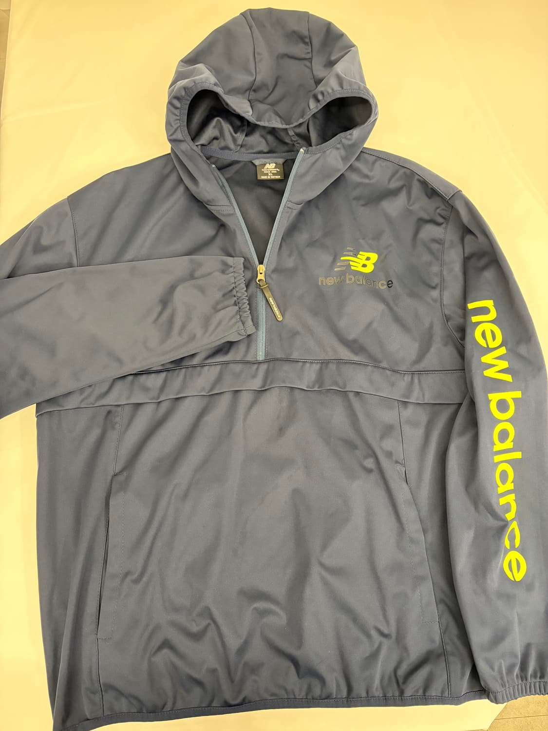 [110] 뉴발란스 바람막이 후드 자켓 네이비 상품이미지1