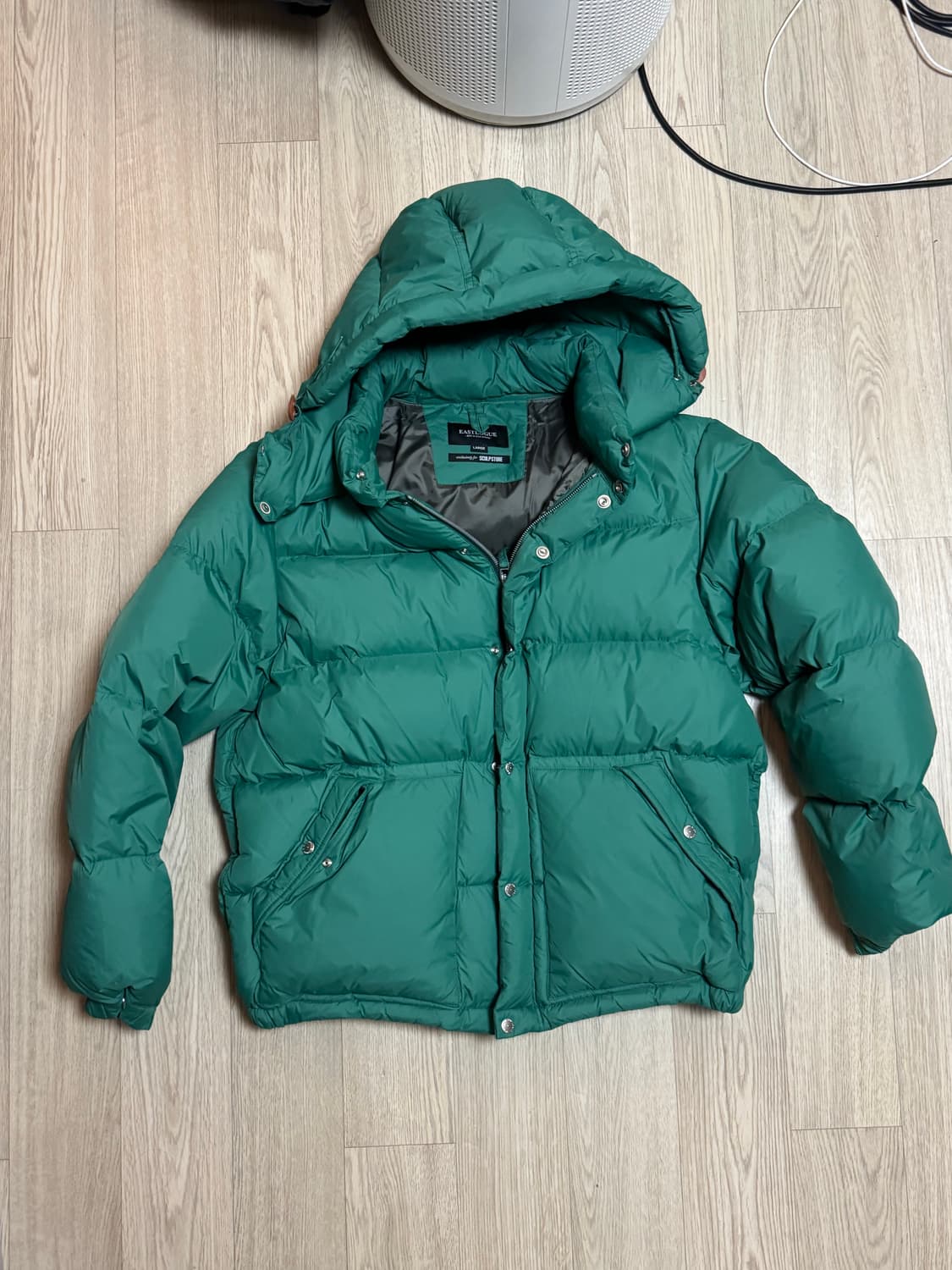 이스트로그 스컬프스토어 별주 구스다운 마운틴 파카 패딩 자켓 상품이미지4