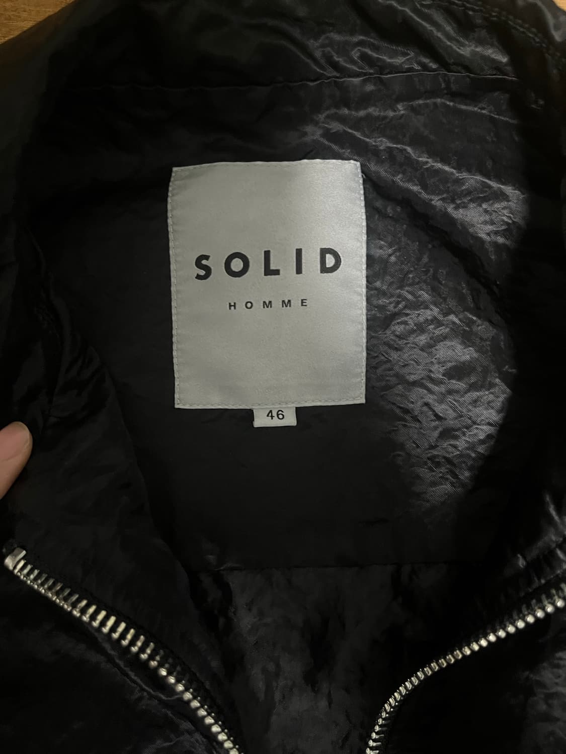 24ss 솔리드옴므 블랙자켓46 상품이미지3