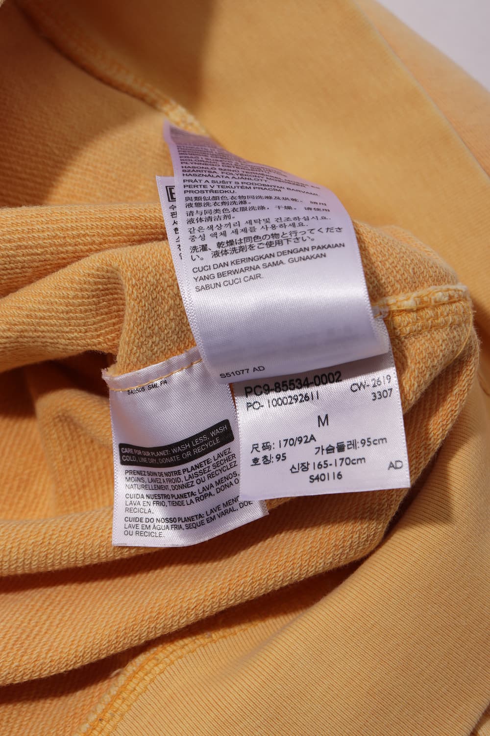 LEVIS 피그먼트 워싱 후드티 size M 상품이미지6